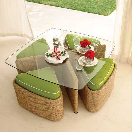 a portable dining set